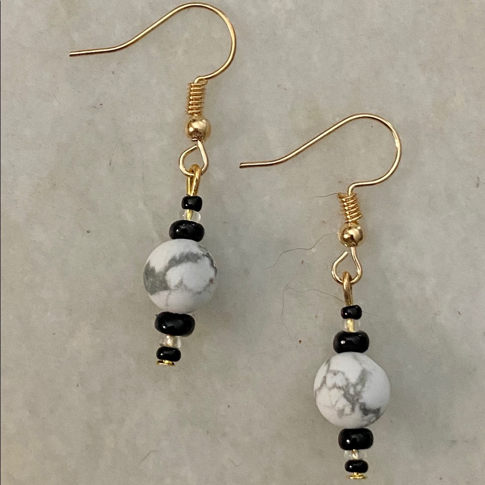 Marble earrings